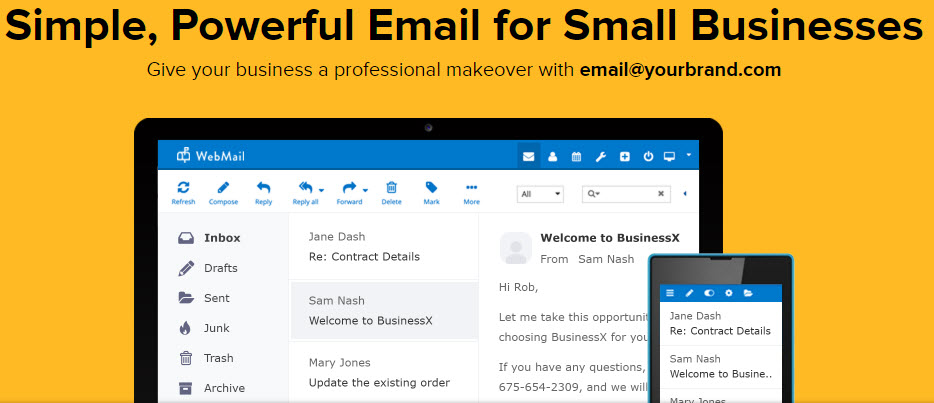 simple email for small business